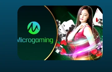 โลโก้ค่ายเกม Microgaming บนฮับ askmebet